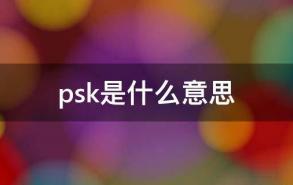 psk是什么意思