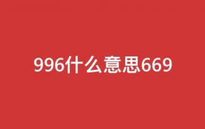 996什么意思669