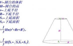 梯形体积公式