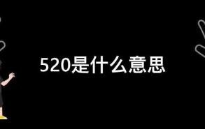 520是什么意思