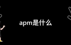 apm是什么