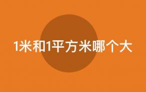 1米和1平方米哪个大