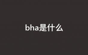 bha是什么